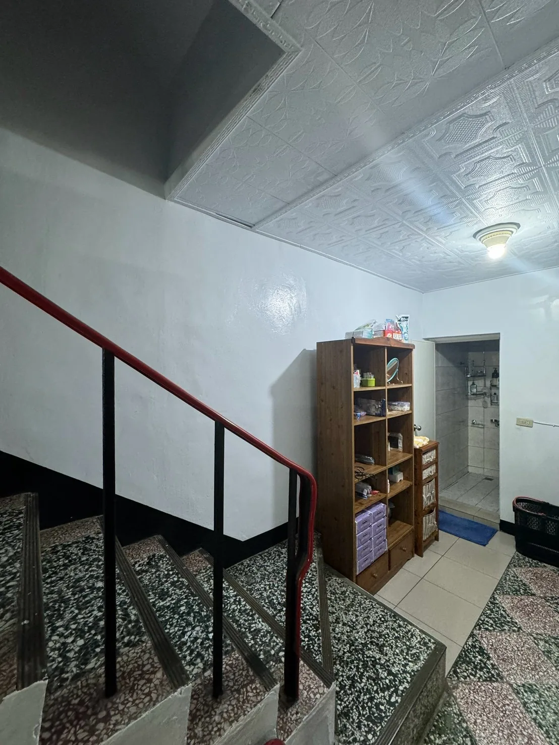 龍潭老屋翻修改造前的樓梯空間