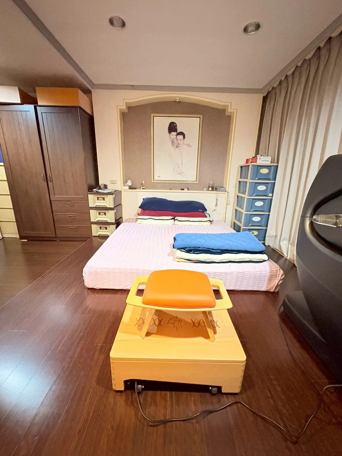 龍潭老屋翻修前的臥室